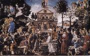 The temptation of Christ Botticelli